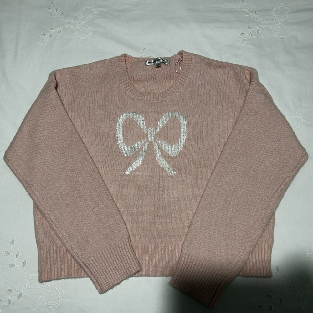Pink Bow sweater